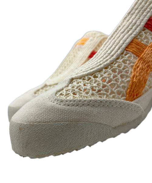 Onitsuka Tiger（オニツカタイガー）Onitsuka Tiger (オニツカタイガー) サンダル アイボリー×オレンジ サイズ:24.5の古着・服飾アイテム
