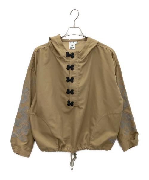 X-GIRL（エックスガール）X-girl (エックスガール) アノラックパーカー ブラウン サイズ:Sの古着・服飾アイテム