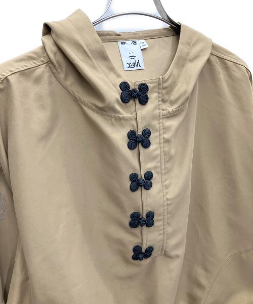 X-GIRL（エックスガール）X-girl (エックスガール) アノラックパーカー ブラウン サイズ:Sの古着・服飾アイテム