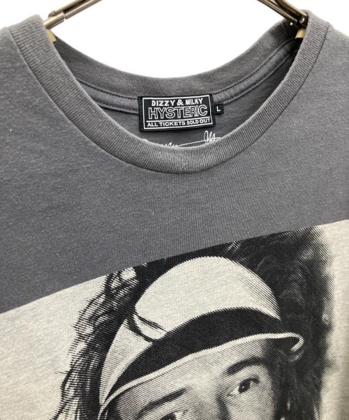 Hysteric Glamour（ヒステリックグラマー）Hysteric Glamour (ヒステリックグラマー) 半袖カットソー グレー サイズ:Lの古着・服飾アイテム