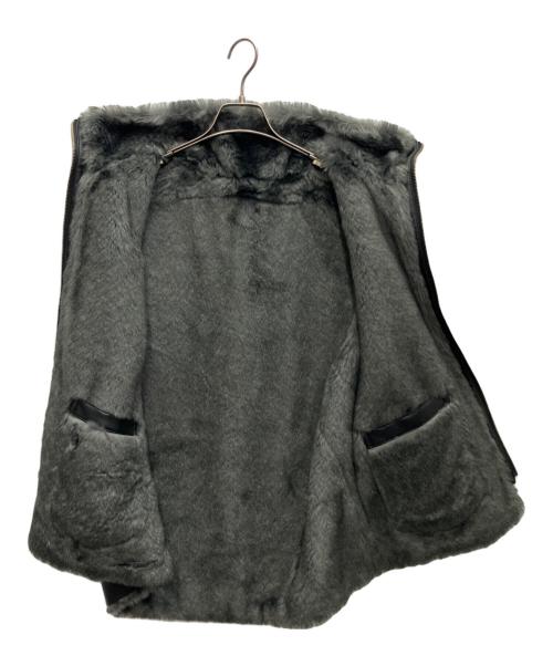 HARE（ハレ）HARE (ハレ) リバーシブルファー&レザーベスト ブラック サイズ:SIZEFREEの古着・服飾アイテム