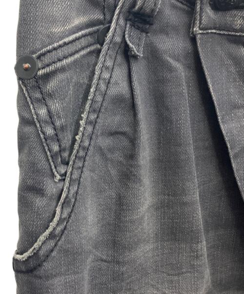 R13（アールサーティン）R13 (アールサーティン) デニムパンツ ブラック サイズ:SIZE25の古着・服飾アイテム