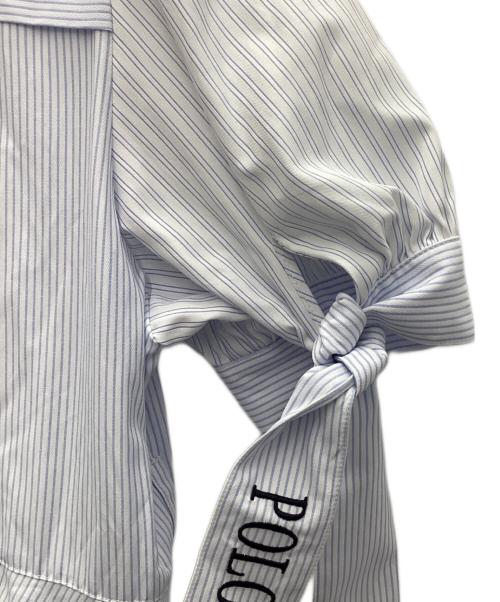 POLO BCS（ポロ・ビーシーエス）POLO BCS (ポロ・ビーシーエス) DazzliN (ダズリン) ヘムレイヤードシャツワンピース ブルー サイズ:M 未使用品の古着・服飾アイテム