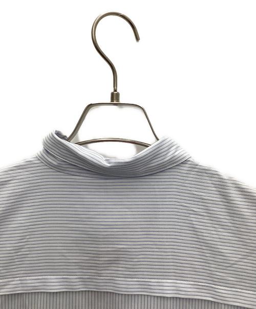 POLO BCS（ポロ・ビーシーエス）POLO BCS (ポロ・ビーシーエス) DazzliN (ダズリン) ヘムレイヤードシャツワンピース ブルー サイズ:M 未使用品の古着・服飾アイテム