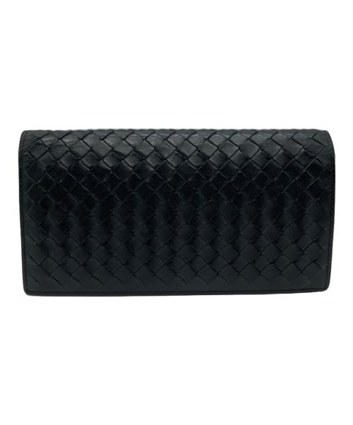 BOTTEGA VENETA（ボッテガベネタ）BOTTEGA VENETA (ボッテガベネタ) 長財布 ブラックの古着・服飾アイテム