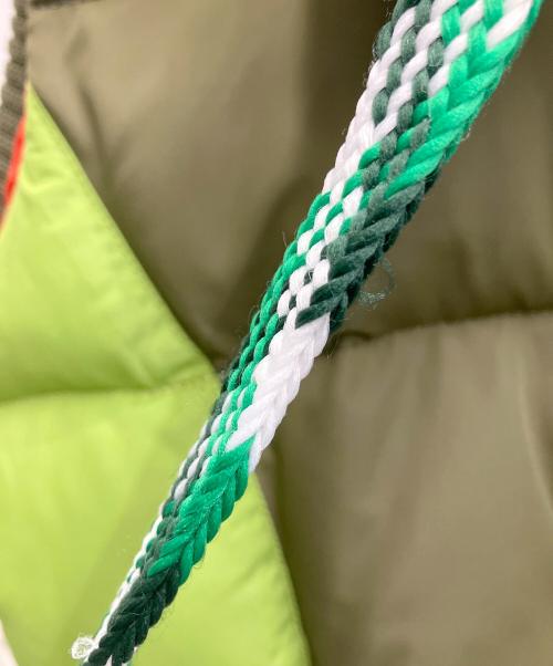 55DSL（フィフテーファイブディーエスエル）55DSL (フィフテーファイブディーエスエル) 中綿ベスト カーキ×ホワイト サイズ:Sの古着・服飾アイテム