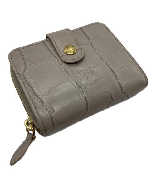 IL BISONTE（イル ビゾンテ）IL BISONTE (イル ビゾンテ) 2つ折り財布 グレーの古着・服飾アイテム