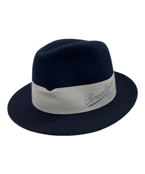 BORSALINO（ボルサリーノ）BORSALINO (ボルサリーノ) ウールハット ネイビーの古着・服飾アイテム