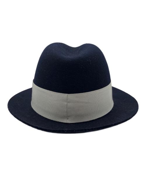 BORSALINO（ボルサリーノ）BORSALINO (ボルサリーノ) ウールハット ネイビーの古着・服飾アイテム