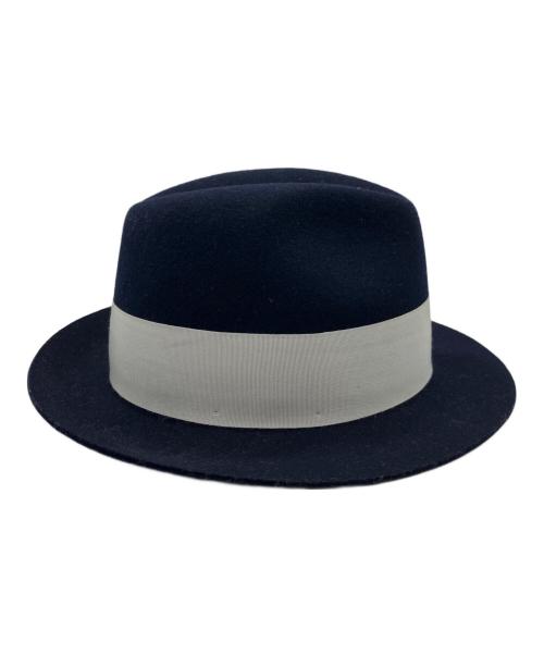 BORSALINO（ボルサリーノ）BORSALINO (ボルサリーノ) ウールハット ネイビーの古着・服飾アイテム