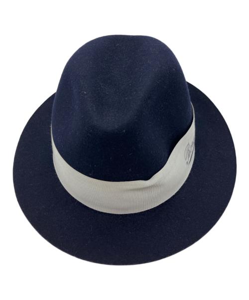 BORSALINO（ボルサリーノ）BORSALINO (ボルサリーノ) ウールハット ネイビーの古着・服飾アイテム