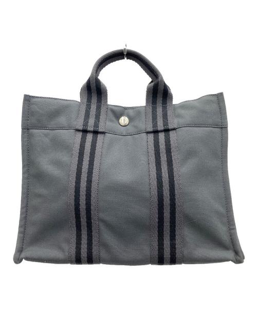 HERMES（エルメス）HERMES (エルメス) ハンドバッグ グレーの古着・服飾アイテム