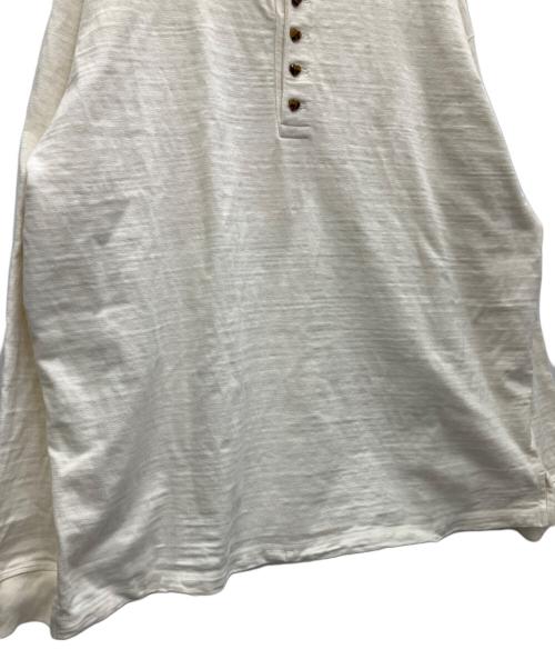 HUMAN MADE（ヒューマンメイド）HUMAN MADE (ヒューマンメイド) ヘンリーネックカットソー ホワイト サイズ:XXLの古着・服飾アイテム