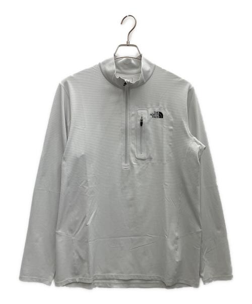 THE NORTH FACE（ザ ノース フェイス）THE NORTH FACE (ザ ノース フェイス) ロングスリーブフラッシュドライスリーディージップアップ グレー サイズ:XLの古着・服飾アイテム