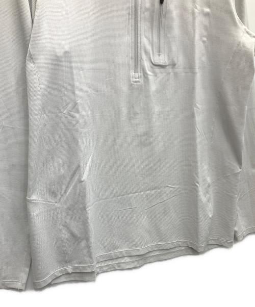 THE NORTH FACE（ザ ノース フェイス）THE NORTH FACE (ザ ノース フェイス) ロングスリーブフラッシュドライスリーディージップアップ グレー サイズ:XLの古着・服飾アイテム