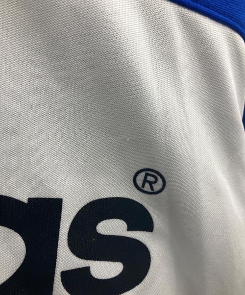 adidas（アディダス）adidas (アディダス) ハーフジップジャージ ブルー×ブラック サイズ:XOの古着・服飾アイテム