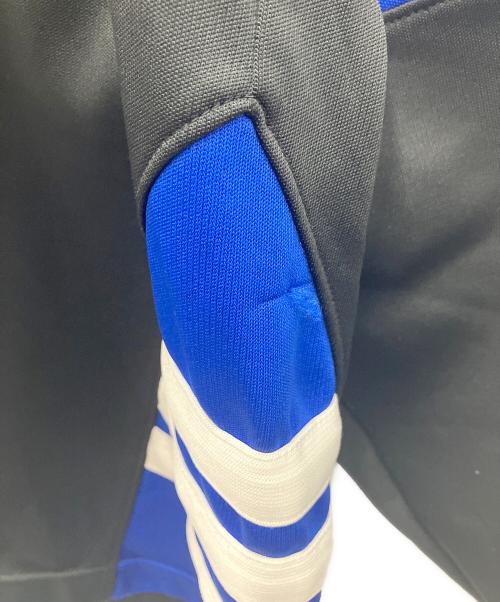 adidas（アディダス）adidas (アディダス) ハーフジップジャージ ブルー×ブラック サイズ:XOの古着・服飾アイテム