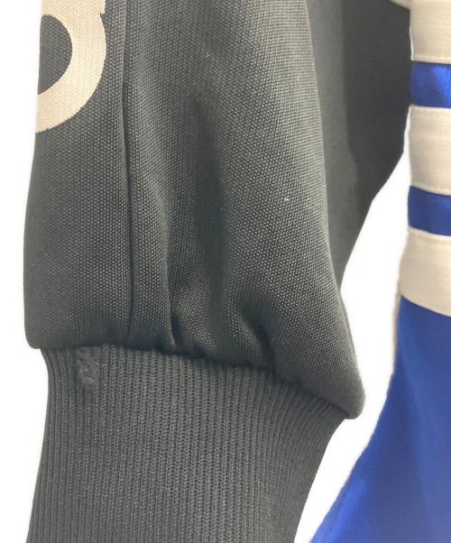 adidas（アディダス）adidas (アディダス) ハーフジップジャージ ブルー×ブラック サイズ:XOの古着・服飾アイテム