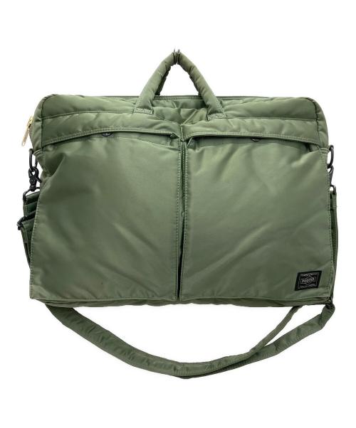 PORTER（ポーター）PORTER (ポーター) ブリーフケース オリーブの古着・服飾アイテム