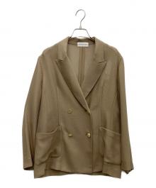 La boutique BonBon（ラブティックボンボン）の古着「メッシュメタルボタンライトジャケット」｜ベージュ