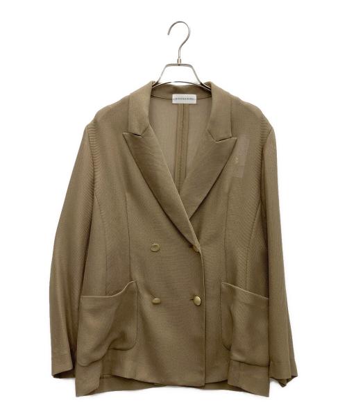 La boutique BonBon（ラブティックボンボン）La boutique BonBon (ラブティックボンボン) メッシュメタルボタンライトジャケット ベージュ サイズ:SIZE Free 未使用品の古着・服飾アイテム