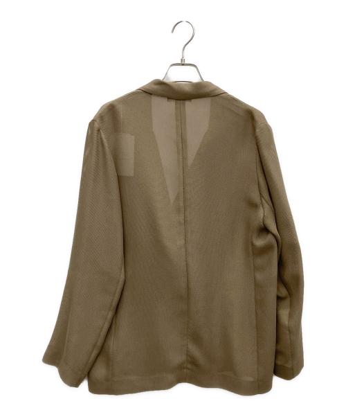 La boutique BonBon（ラブティックボンボン）La boutique BonBon (ラブティックボンボン) メッシュメタルボタンライトジャケット ベージュ サイズ:SIZE Free 未使用品の古着・服飾アイテム