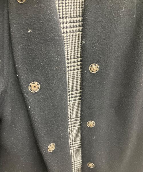 LONDON Tradition（ロンドントラディション）LONDON Tradition (ロンドントラディション) ノーカラーコート ブラック サイズ:Sの古着・服飾アイテム