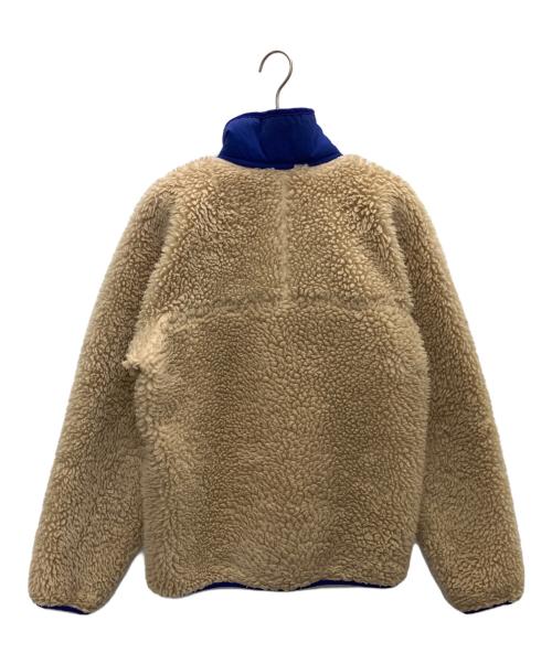 Patagonia（パタゴニア）Patagonia (パタゴニア) クラシックレトロカーディガン ベージュ×ブルー サイズ:Sの古着・服飾アイテム