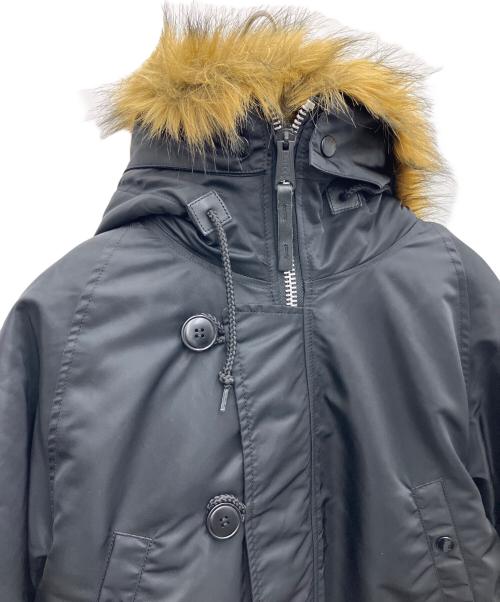 ALPHA（アルファ）ALPHA (アルファ) N-3Bタイプコート ブラック サイズ:Lの古着・服飾アイテム