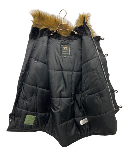 ALPHA（アルファ）ALPHA (アルファ) N-3Bタイプコート ブラック サイズ:Lの古着・服飾アイテム