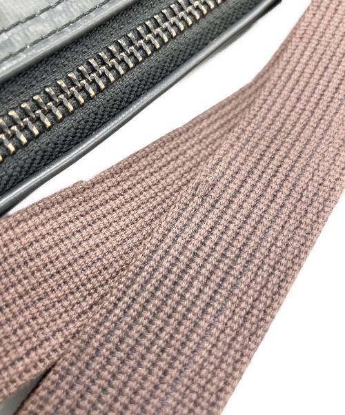 LUGGAGE LABEL（ラゲッジ レーベル）LUGGAGE LABEL (ラゲッジ レーベル) ショルダーポーチ ブラウン×ブラックの古着・服飾アイテム