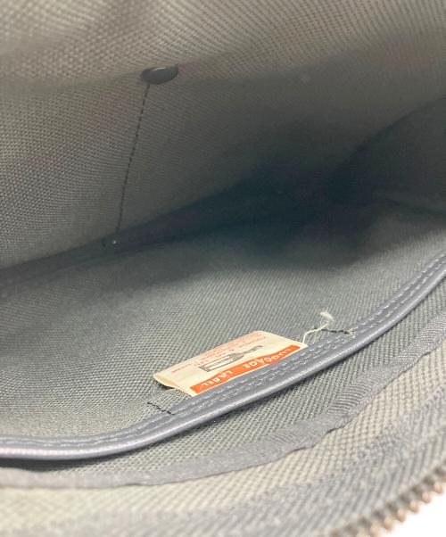 LUGGAGE LABEL（ラゲッジ レーベル）LUGGAGE LABEL (ラゲッジ レーベル) ショルダーポーチ ブラウン×ブラックの古着・服飾アイテム