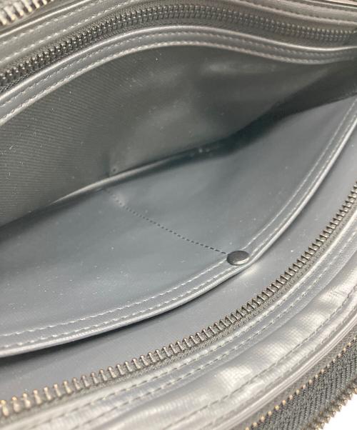 LUGGAGE LABEL（ラゲッジ レーベル）LUGGAGE LABEL (ラゲッジ レーベル) ショルダーポーチ ブラウン×ブラックの古着・服飾アイテム