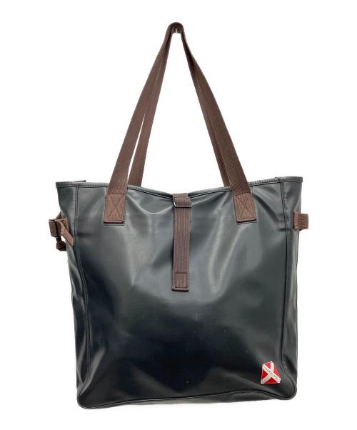 LUGGAGE LABEL（ラゲッジ レーベル）LUGGAGE LABEL (ラゲッジ レーベル) トートバッグ ブラウン×ブラックの古着・服飾アイテム