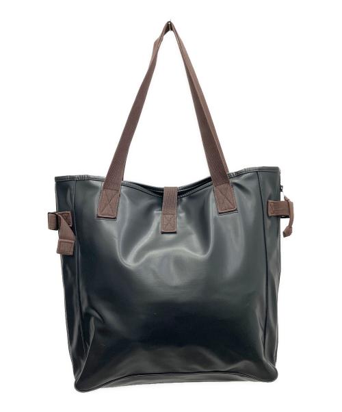 LUGGAGE LABEL（ラゲッジ レーベル）LUGGAGE LABEL (ラゲッジ レーベル) トートバッグ ブラウン×ブラックの古着・服飾アイテム