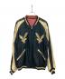 テーラー東洋（テーラートウヨウ）の古着「Early 1950s Style Acetate Souvenir Jacket “JAPAN MAP” × “EAGLE & DRAGON” 」｜ブラック×ゴールド