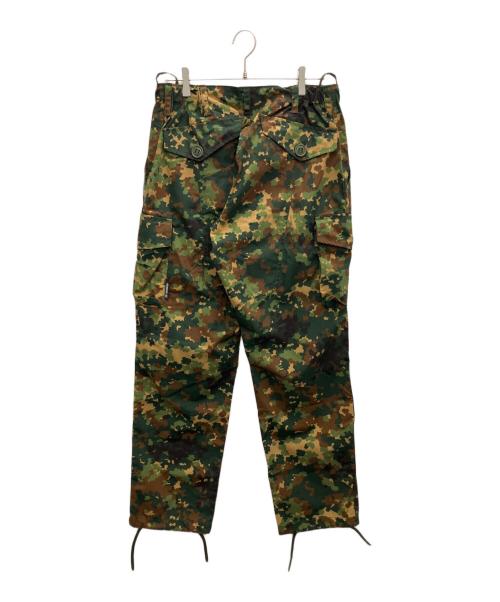 SSO（-）SSO (-) ミリタリーセットアップジャケット ブラウン×グリーン サイズ:SIZE 50の古着・服飾アイテム