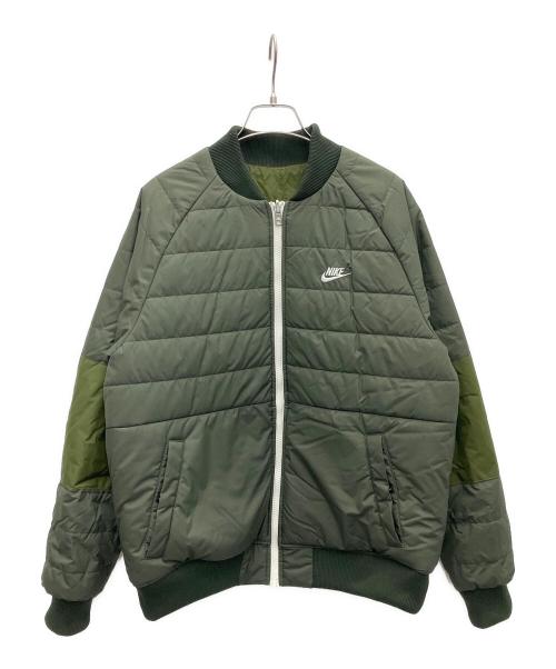 NIKE（ナイキ）NIKE (ナイキ) NSW TF RPL レガシーボンバージャケット カーキ サイズ:Lの古着・服飾アイテム