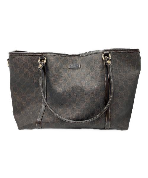 GUCCI（グッチ）GUCCI (グッチ) トートバッグ GGスプリームキャンバス ブラウンの古着・服飾アイテム