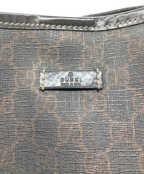 GUCCI（グッチ）GUCCI (グッチ) トートバッグ GGスプリームキャンバス ブラウンの古着・服飾アイテム