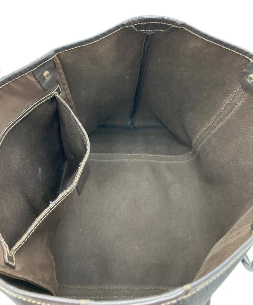 GUCCI（グッチ）GUCCI (グッチ) トートバッグ GGスプリームキャンバス ブラウンの古着・服飾アイテム