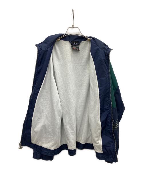 adidas（アディダス）adidas (アディダス) ナイロンジャケット ネイビー×グリーン サイズ:Sの古着・服飾アイテム