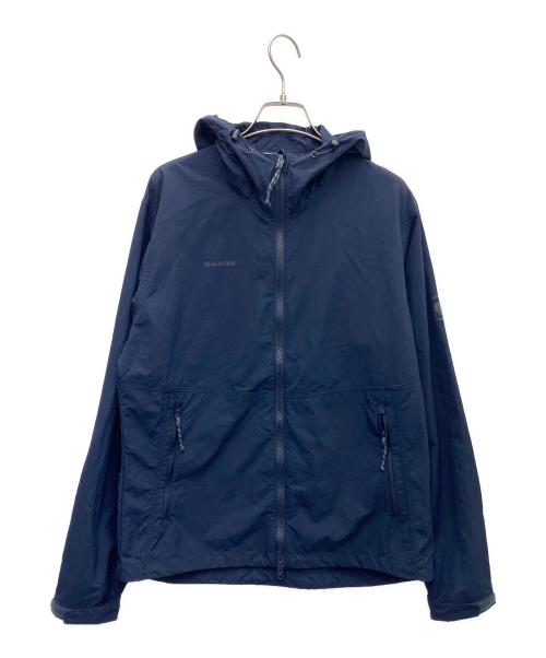 MAMMUT（マムート）MAMMUT (マムート) ハイキング ウィンドブレーカー フーデッド ジャケット ネイビー サイズ:XLの古着・服飾アイテム