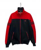 adidasアディダス）の古着「トラックジャケット」｜レッド×ブラック