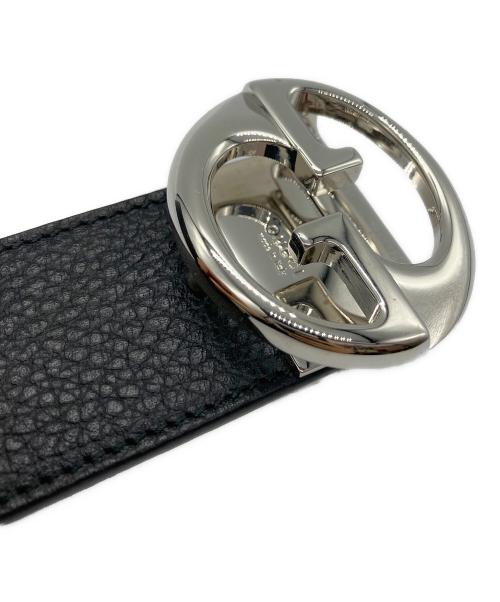 GUCCI（グッチ）GUCCI (グッチ) レザーベルト ブラック×ブラウンの古着・服飾アイテム