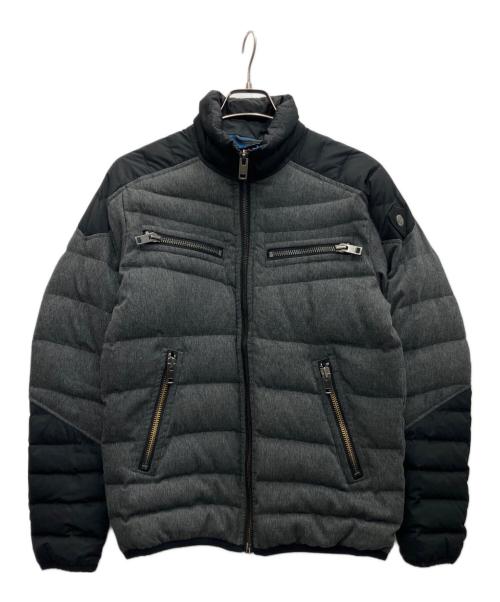 DIESEL（ディーゼル）DIESEL (ディーゼル) ブルゾン グレー×ブラック サイズ:Sの古着・服飾アイテム
