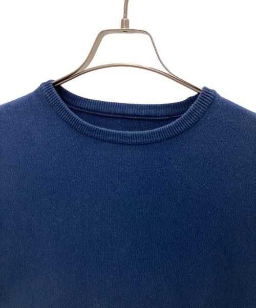 Snow peak（スノーピーク）snow peak (スノーピーク) 半袖ニット ネイビー サイズ:Mの古着・服飾アイテム