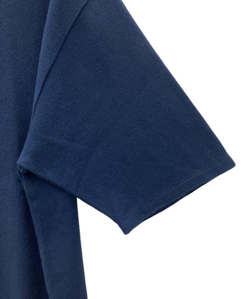 Snow peak（スノーピーク）snow peak (スノーピーク) 半袖ニット ネイビー サイズ:Mの古着・服飾アイテム