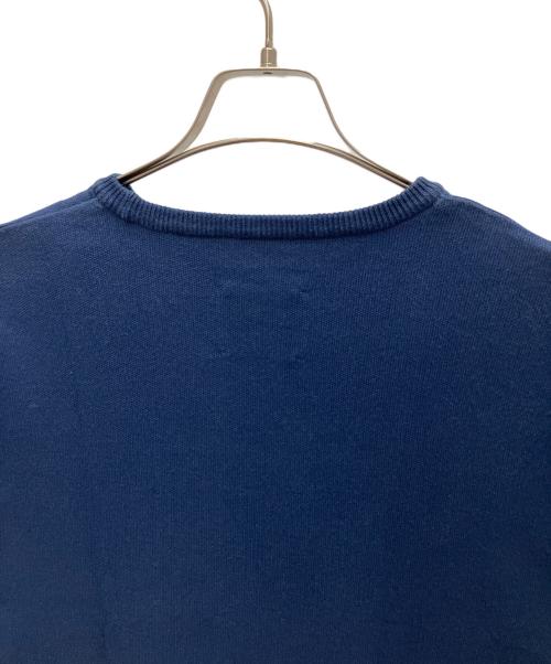 Snow peak（スノーピーク）snow peak (スノーピーク) 半袖ニット ネイビー サイズ:Mの古着・服飾アイテム