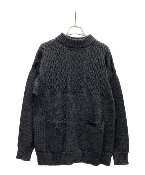 Snow peak（スノーピーク）snow peak (スノーピーク) 厚手ニット グレー サイズ:Mの古着・服飾アイテム